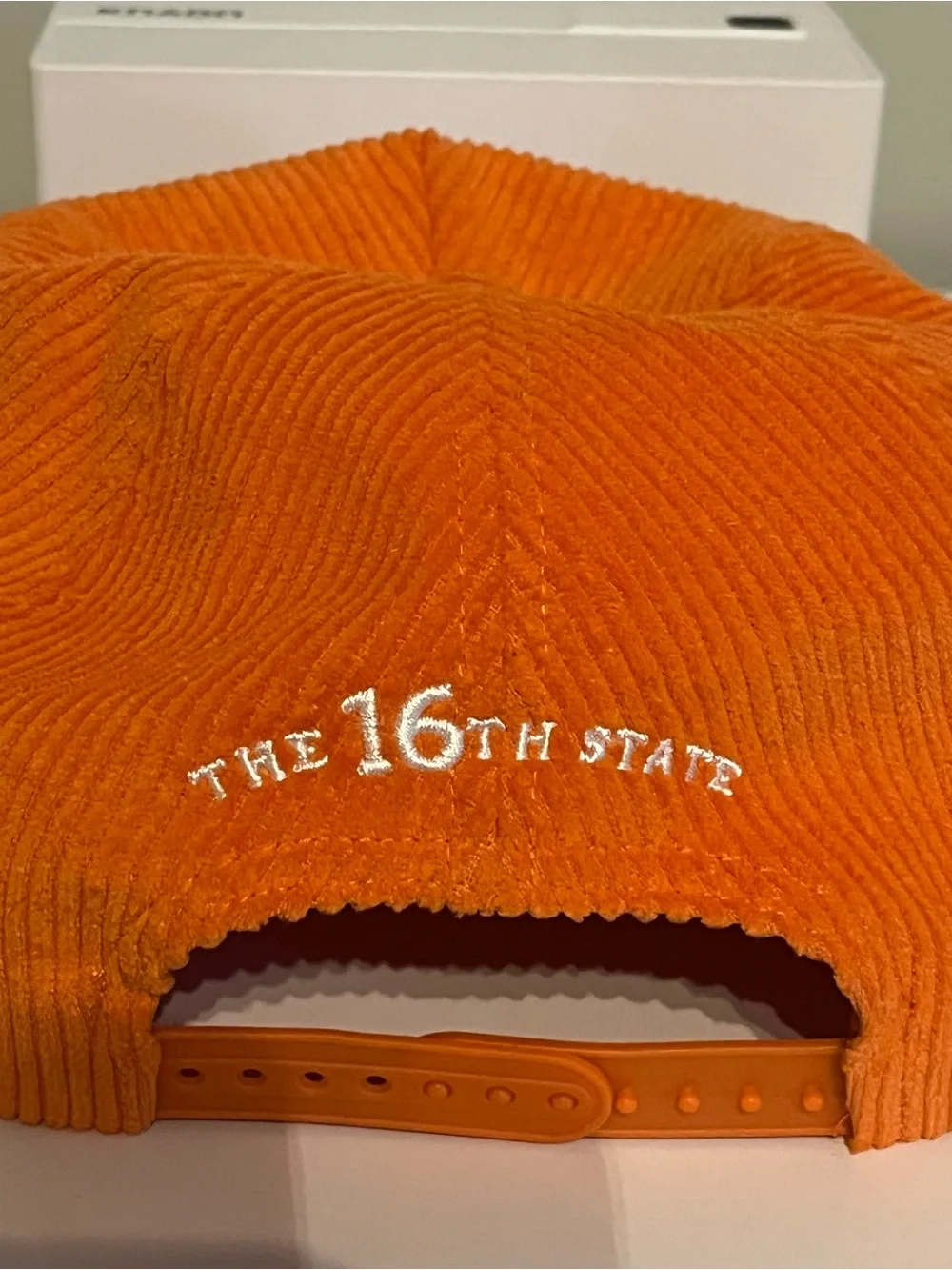 Knoxville Orange Corduroy Cap